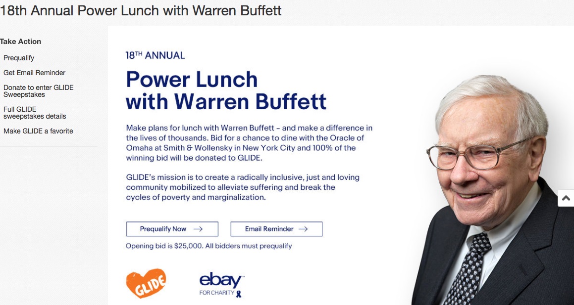 巴菲特午餐競拍又要開始了，17萬人民幣起拍，你愿意出多少？｜美通社頭條