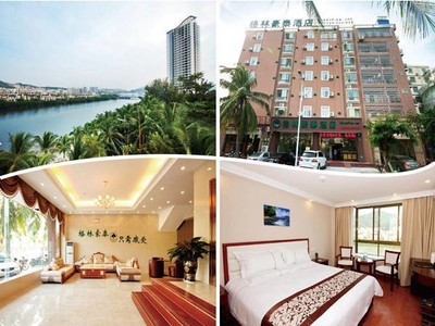 住格林豪泰三亞酒吧街臨春河路商務(wù)酒店，一覽沿河美景